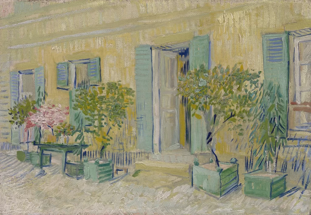 Exterior of a Restaurant at Asnieres Van Gogh