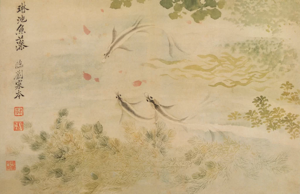 Fish Lotus Aquatic Plants Yun Shouping