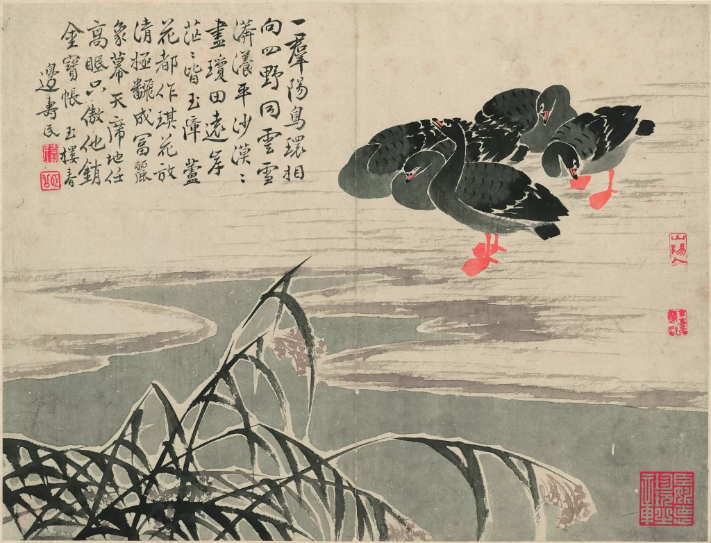 Geese Reeds Album Final Leaf Bian Shoumin