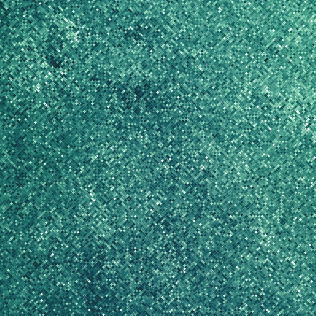 Glossy Teal Glass Mosaic Tile Texture