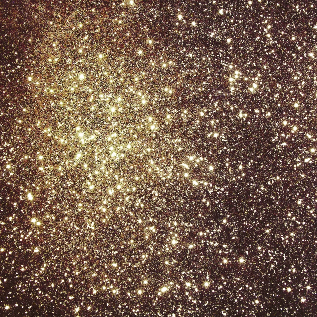 Gold Glittery Metallic Textured Sparkling Granular Surface