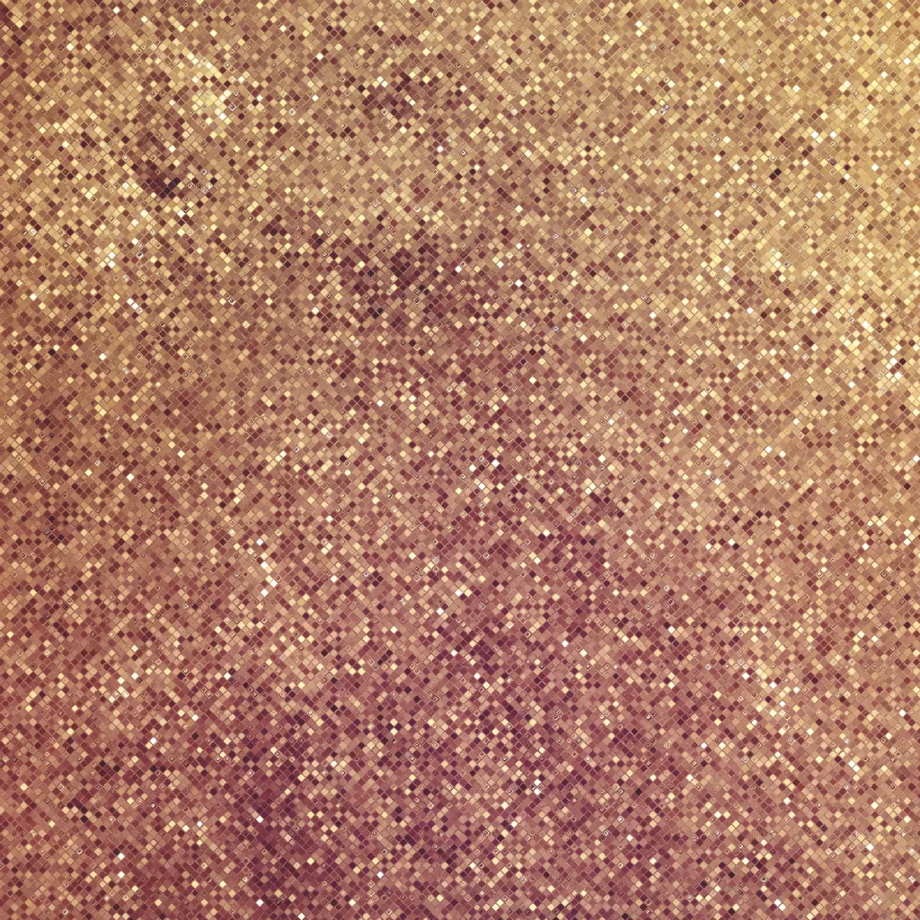 Golden Glossy Glass Mosaic Tile Texture