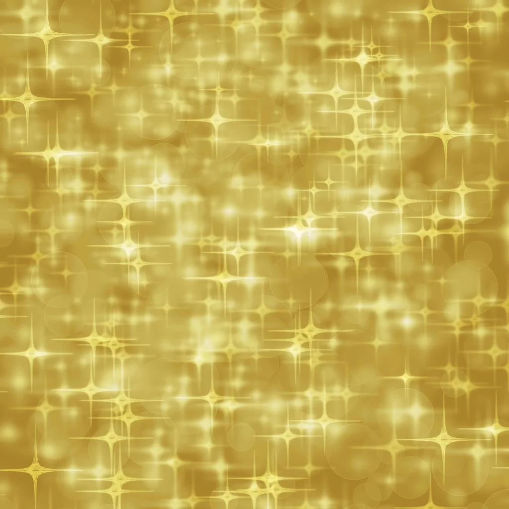 Golden Metallic Foil Sparkling Glitter Texture