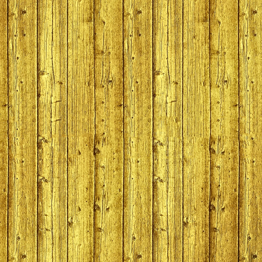 Golden Yellow Rough Grained Wooden Plank