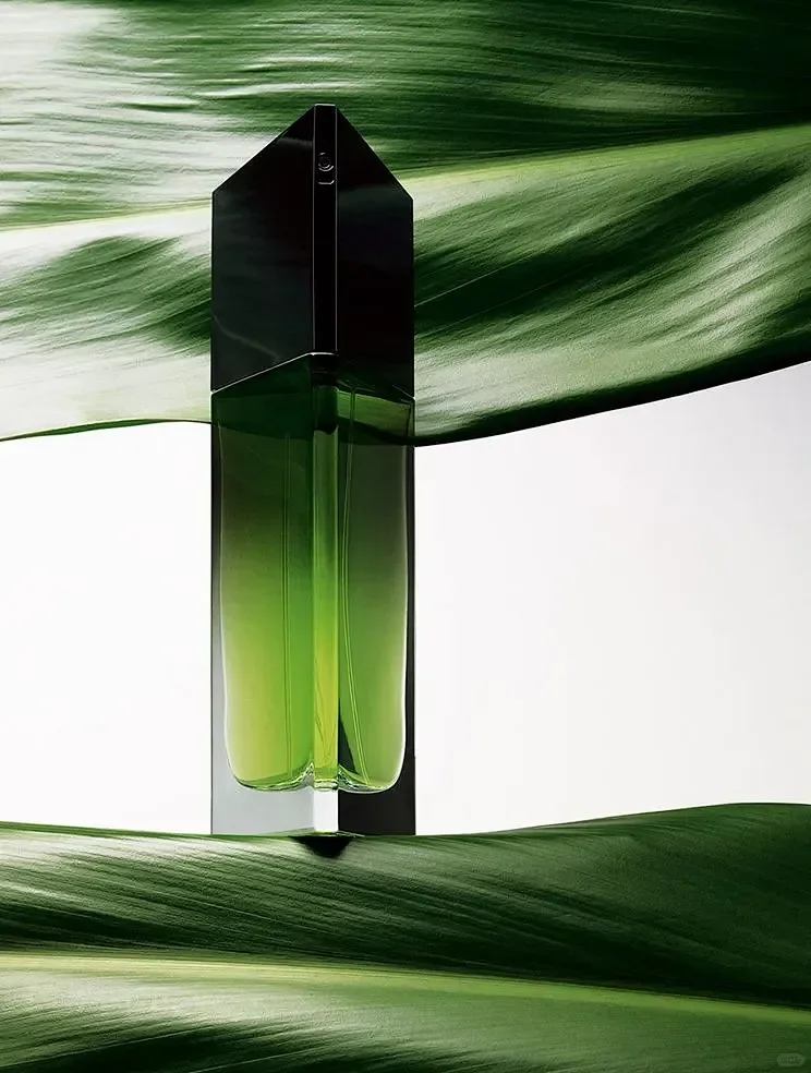 Green Bottle Modern Design Elegant Luxury
