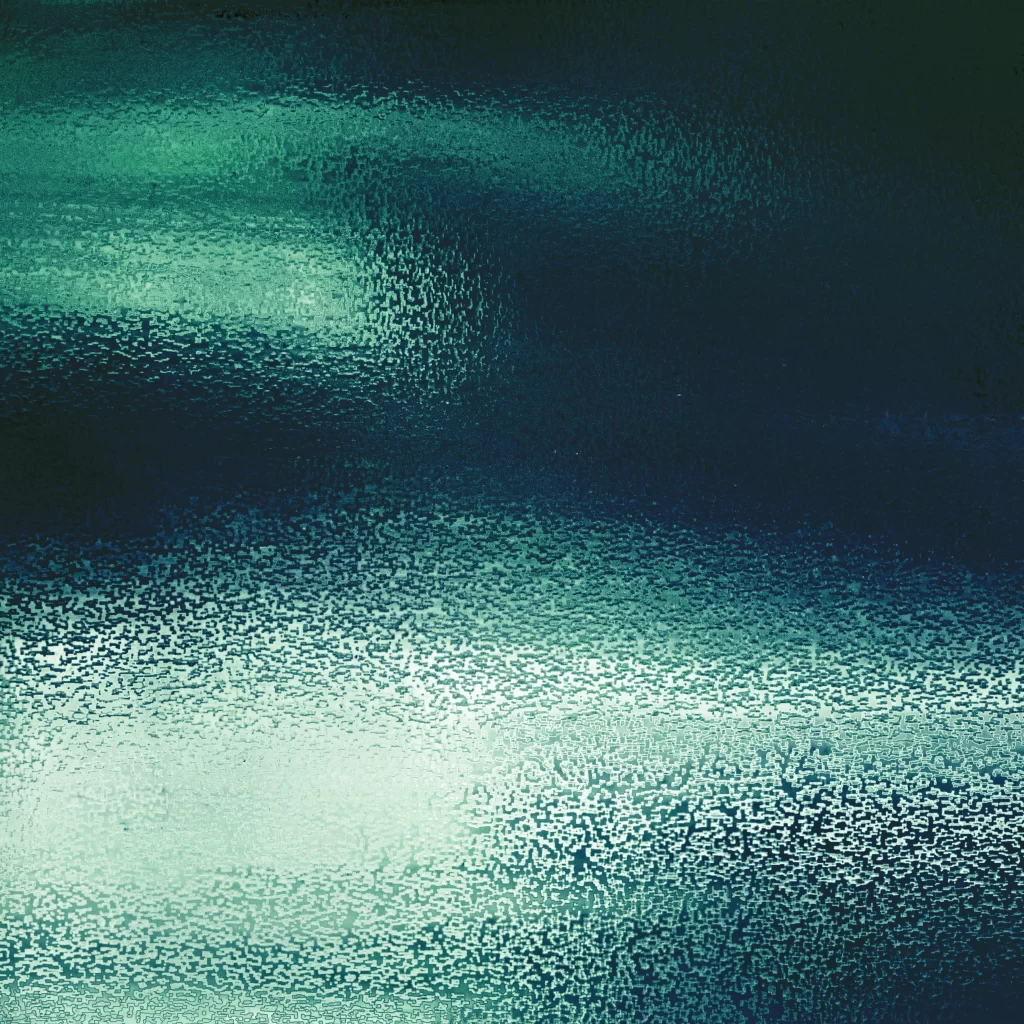 Green Brushed Metal With Grainy Pixelated Texture