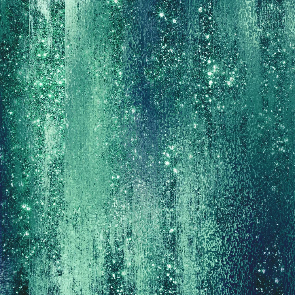 Green Glittery Sparkling Granular Textured Surface