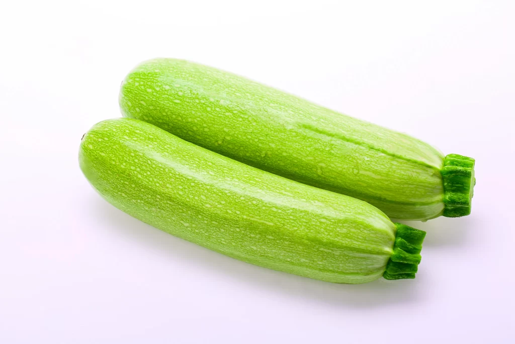 Green Zucchini Ribbed Fresh Long