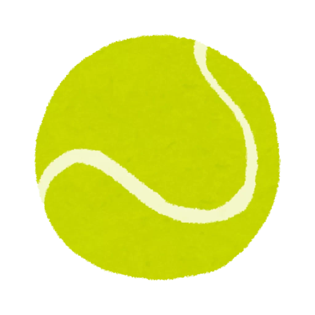 Hand Drawn Tennis Ball