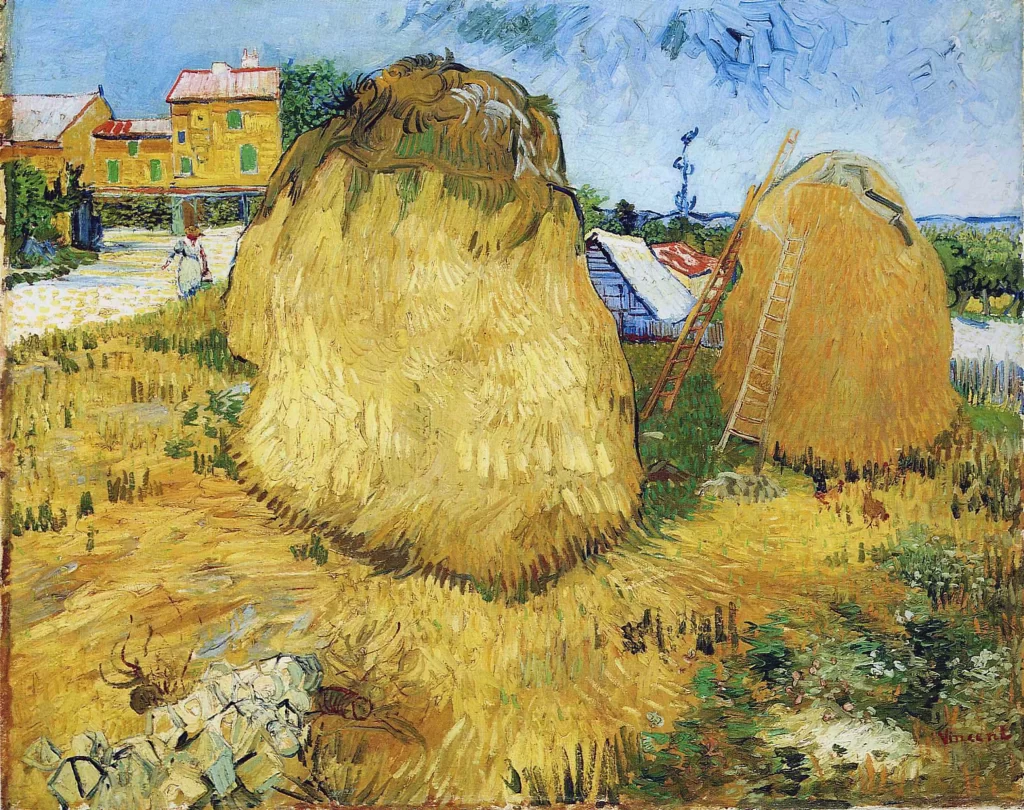 Haystacks in Provence Van Gogh