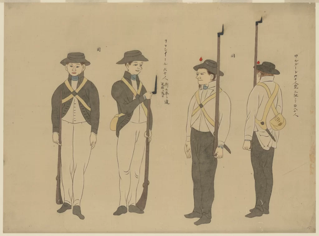 Historical Military Uniform Illustration Vintage Detailed