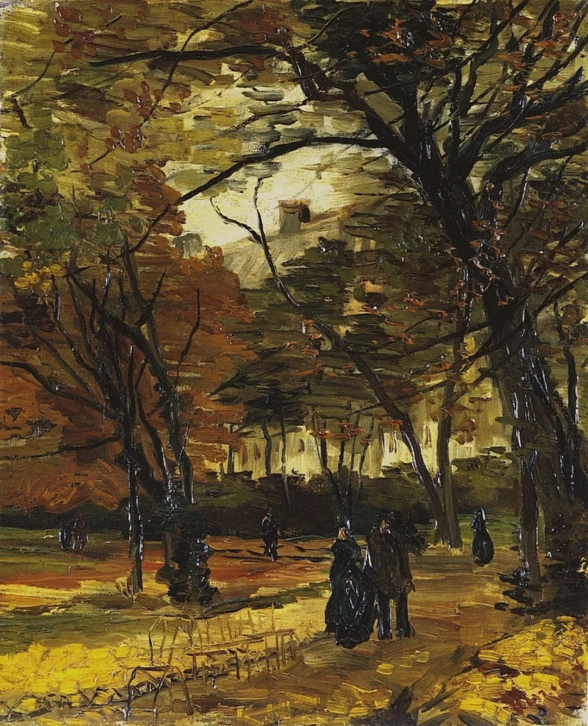 In the Boulogne Forrest Van Gogh