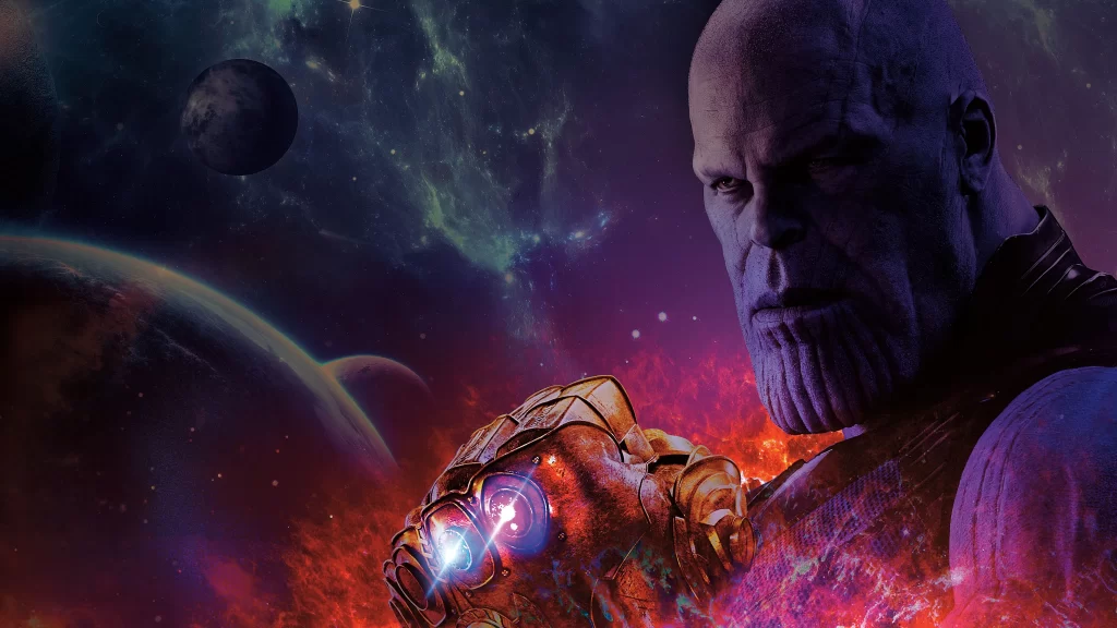 infinity gauntlet space cosmic planets stars universe power villain