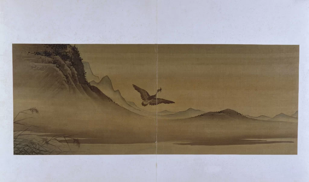 Keywords landscape bird mountains water