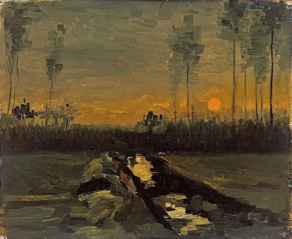 Landscape at Dusk Van Gogh