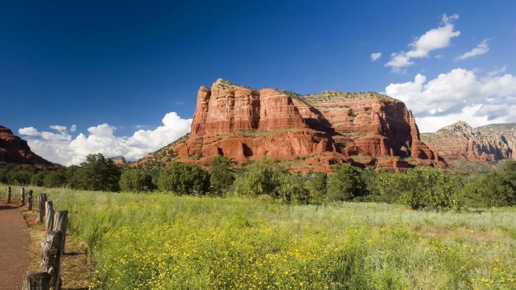 landscape nature mountains sky clouds greenery