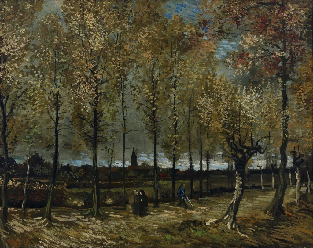 Lane with Poplars Van Gogh