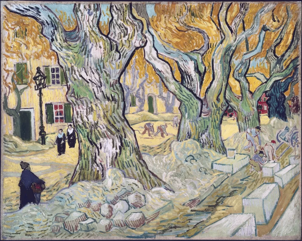 Large Platunus Van Gogh