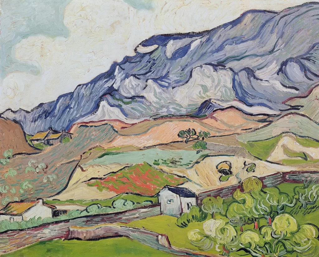 Les Alpilles at Saint-Remy Van Gogh