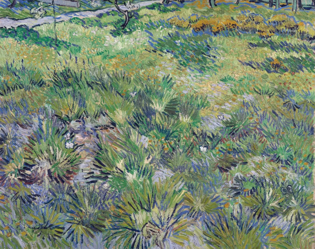 Meadow in the Garden of Saint-Paul Hospital Van Gogh