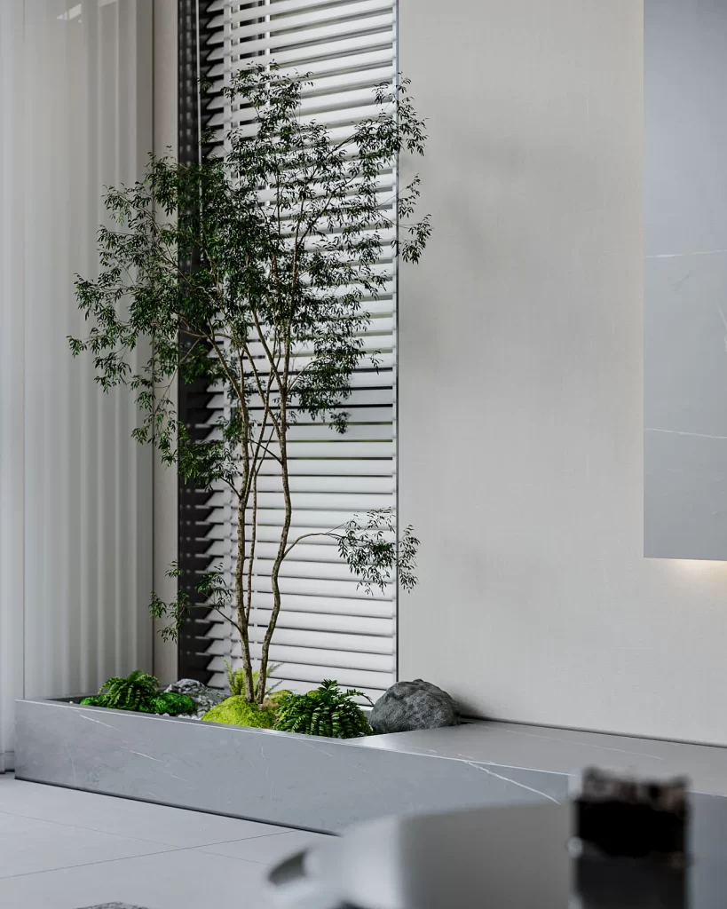 Minimalist Interior Design Indoor Plant Neutral Color Palette Natural Elements Modern Aesthetic