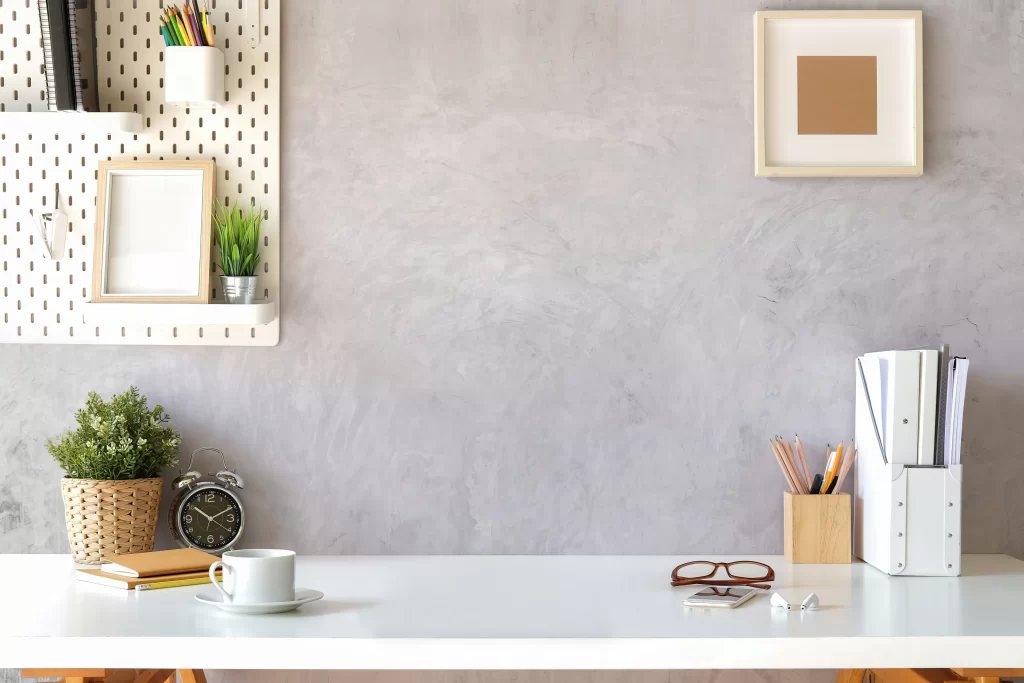 Minimalist Modern Office Desk Setup