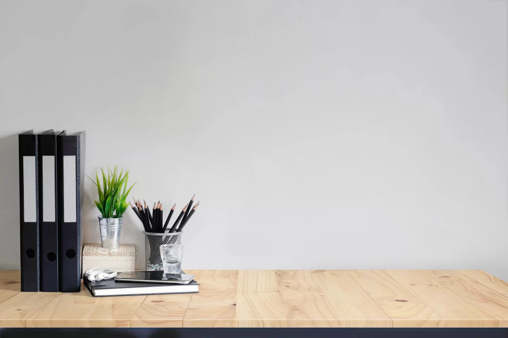 Minimalist Office Desk Workspace