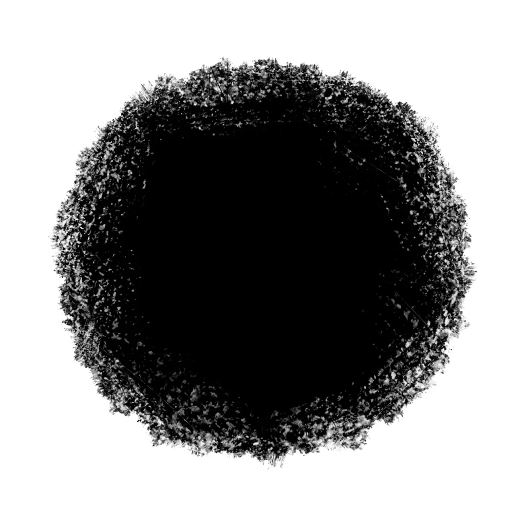 Monochrome Circular Texture Grayscale Organic Natural