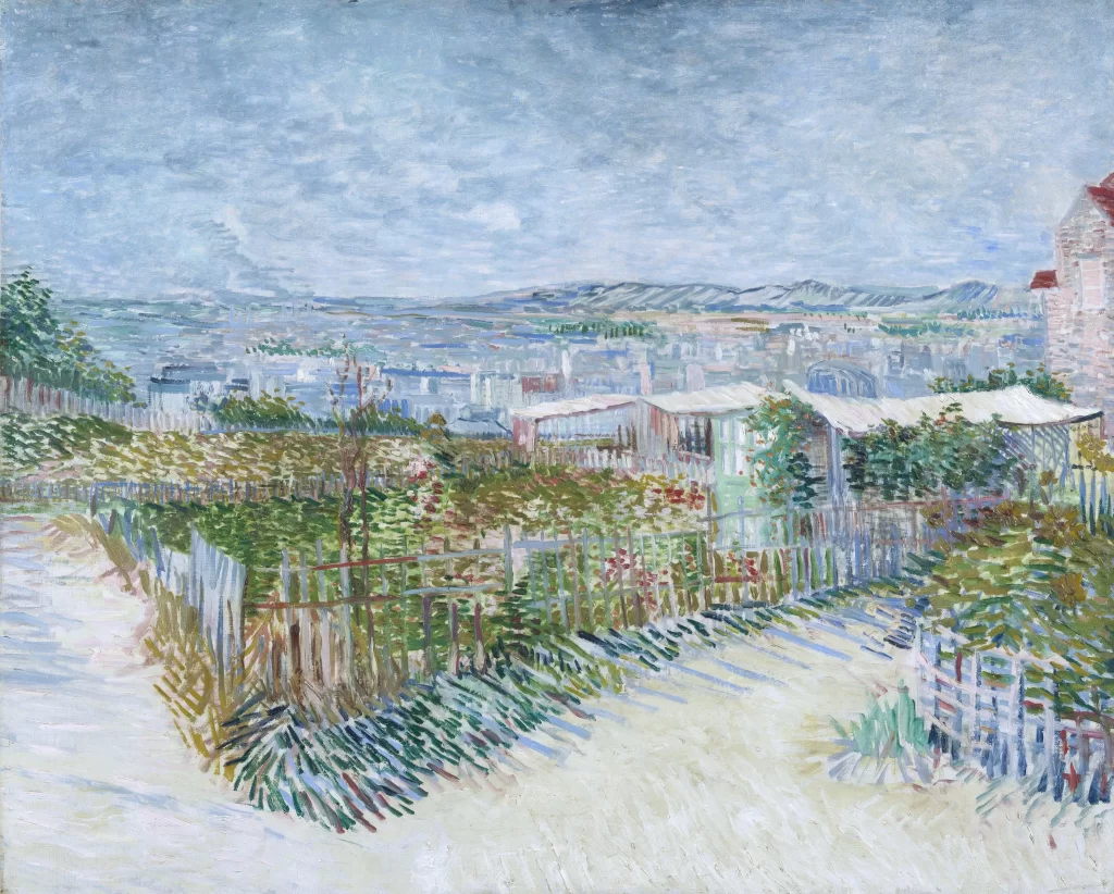 Montmartre behind the Moulin de la Galette Van Gogh