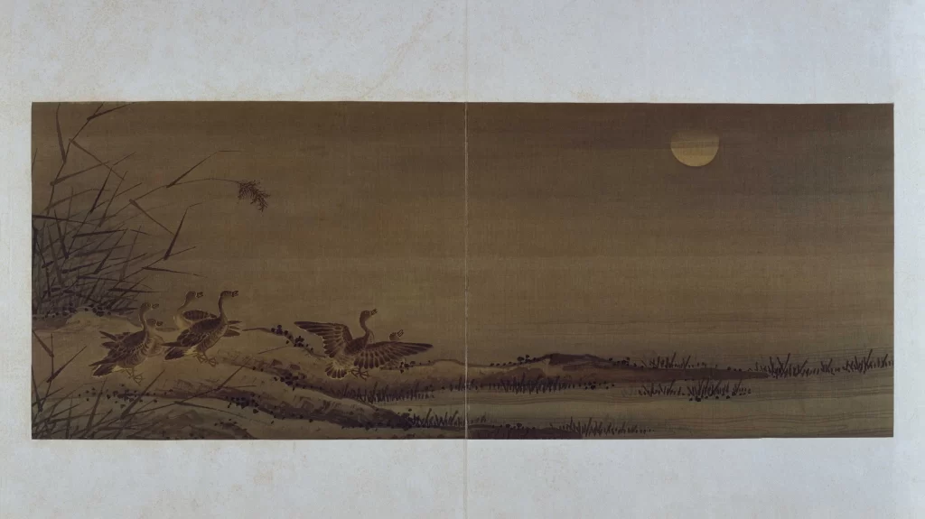 Moonlight Birds Nature Landscape