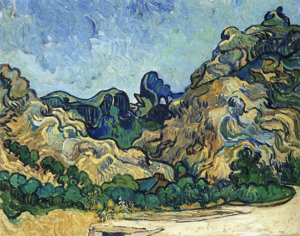 Mountains at Saint-Remy Van Gogh