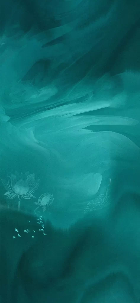 Mysterious Ethereal Lotus Clouds Tranquil Artistic