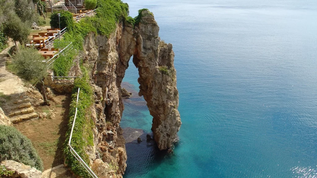 ocean cliff rock natural landscape scenic