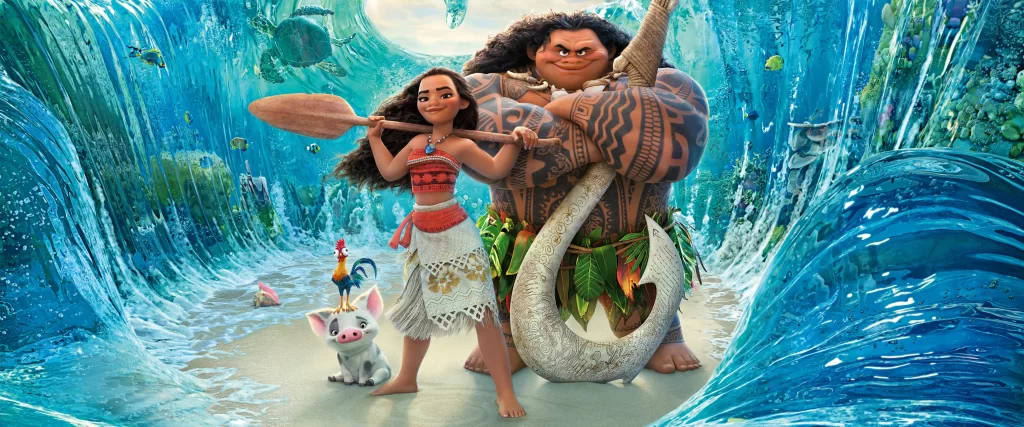 Ocean waves adventure characters animals fantasy journey