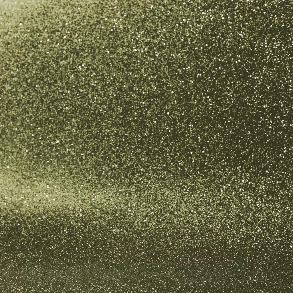 Olive Green Glittery Textured Metallic Surface Material