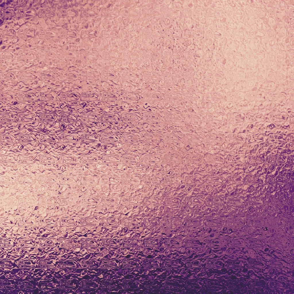 Ombre Purple Embossed Synthetic Leather Geometric Grid