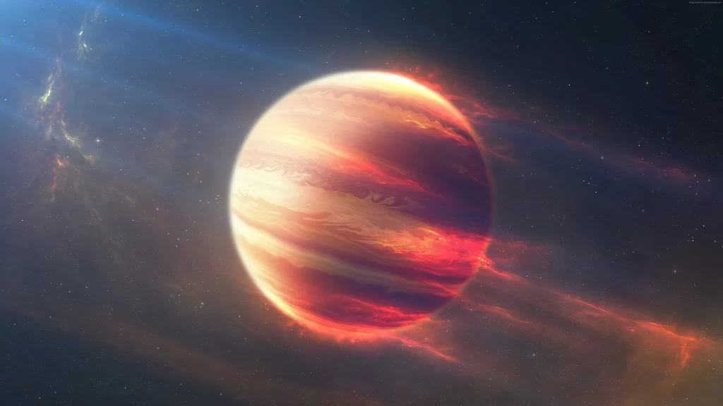 planet space stars cosmic atmosphere celestial universe exploration