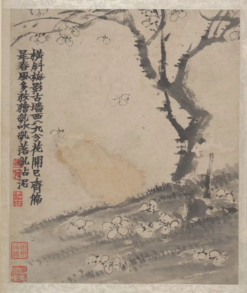 Plum Blossom Tree Nature Traditional Jin Nong