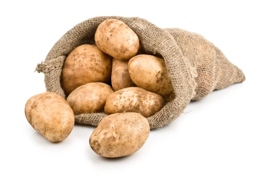 Potato Brown Rough Texture
