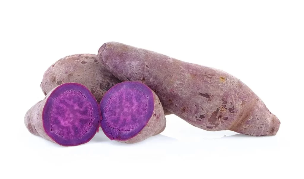 Purple Sweet Potato Earthy Texture