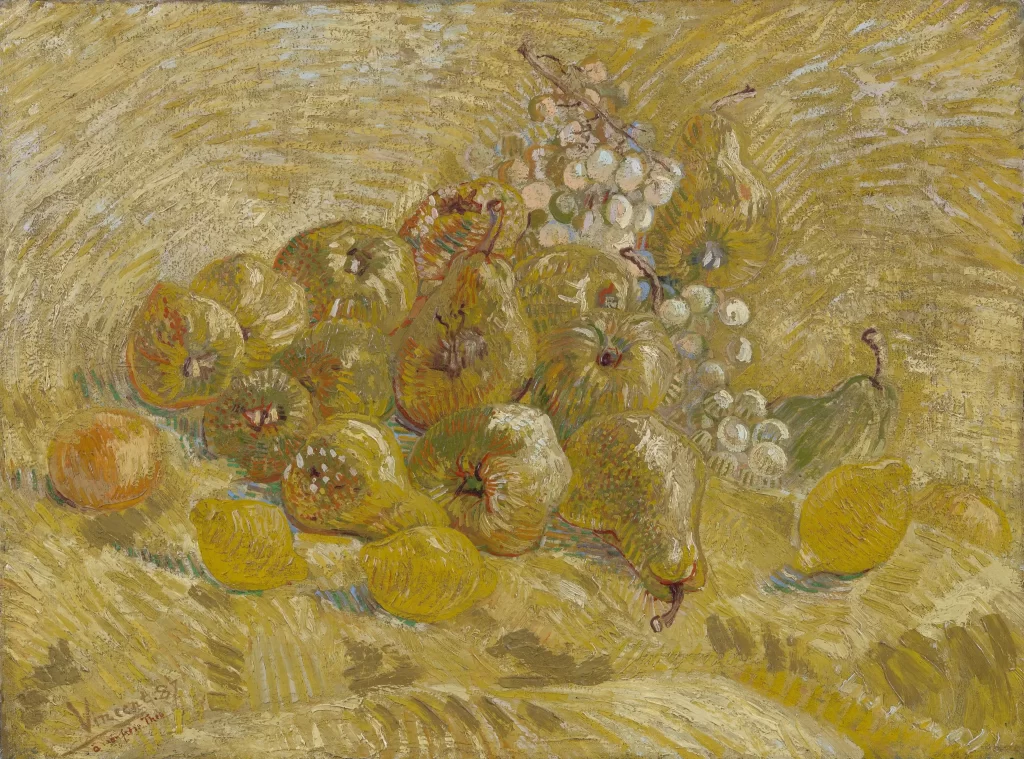 Quinces Lemons Pears and Grapes Van Gogh