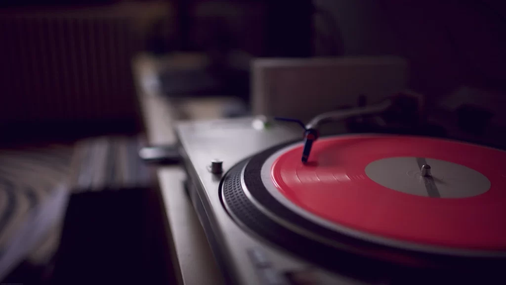 record player vinyl music turntable retro