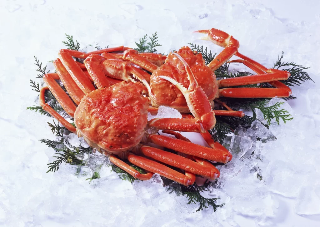 Red King Crab Ice Fresh Greenery