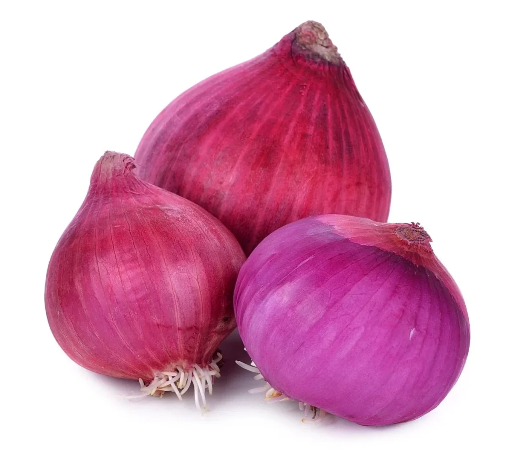Red Onion Purple Skin Layered