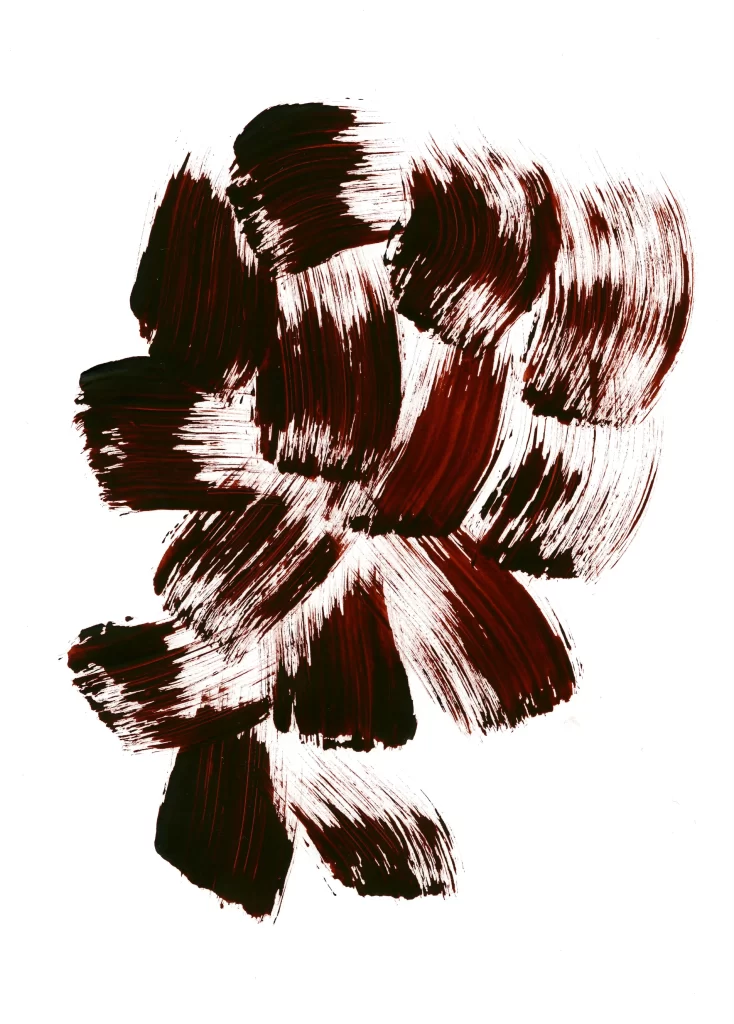 Rich Brown Texture Flowing Circular Dense