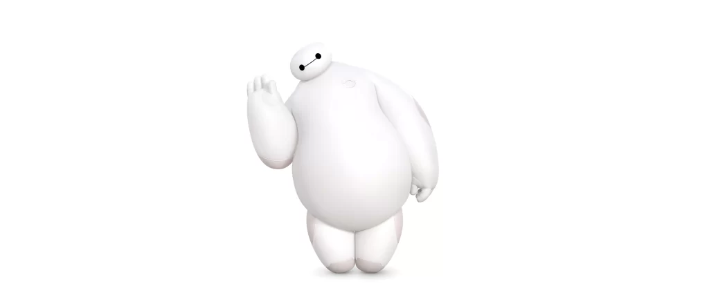 Robot White Friendly Simple Cute Cartoon