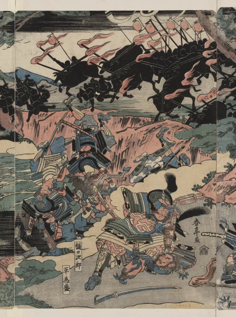 Samurai Battle Traditional Vibrant Dynamic Historical