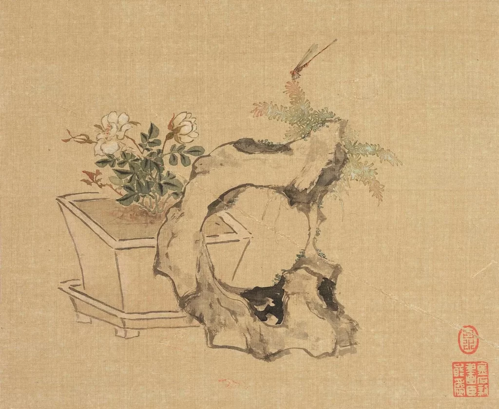 Scholar Rock Orchid Butterfly Ju Lian