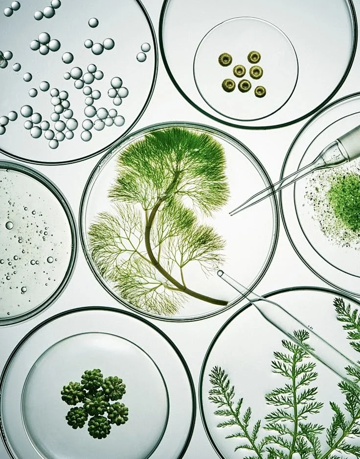 Science Research Experiment Plant Growth Petri Dishes