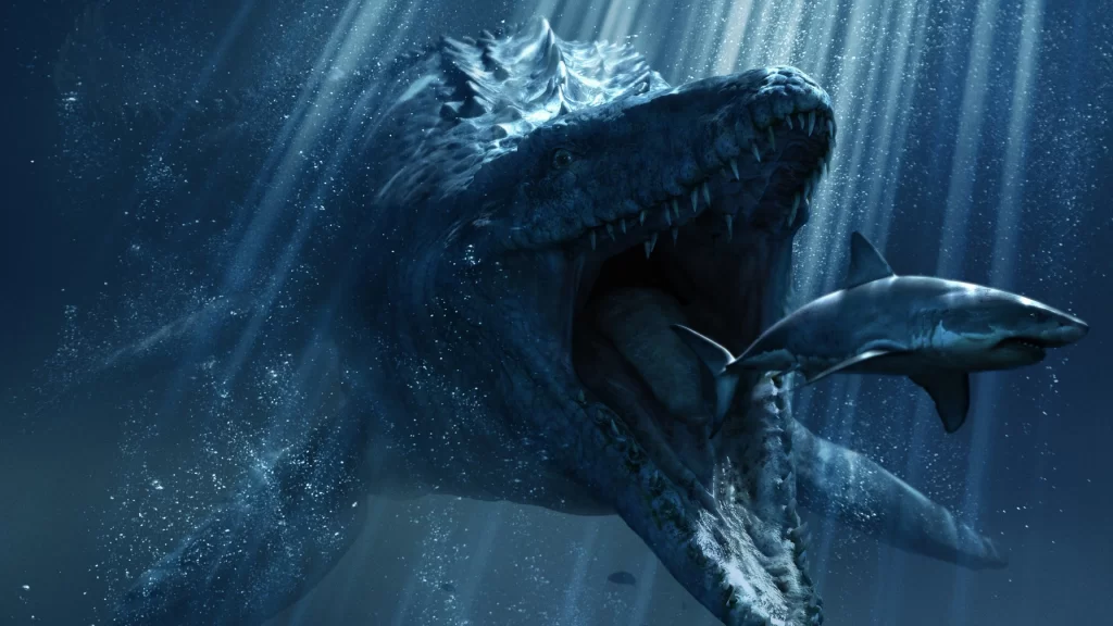 shark dinosaur prehistoric ocean predator ancient
